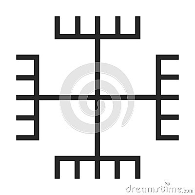 Paganism symbol icon Stock Photo