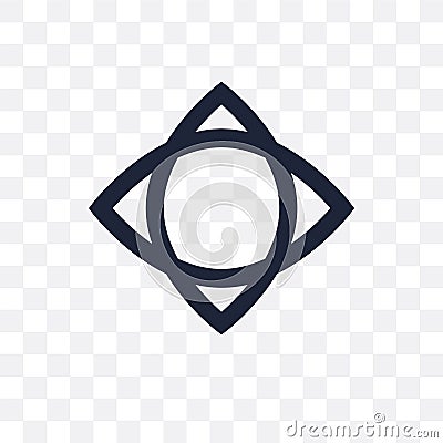 Paganism transparent icon. Paganism symbol design from Religion Vector Illustration