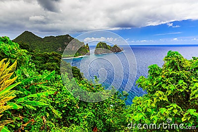 Pago Pago, American Samoa. Stock Photo