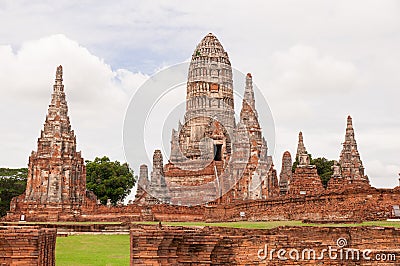 Pagoda at Ayutaya temple, Thailand Stock Photo
