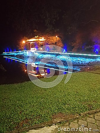 Pagoda cina & x28;night View& x29; taiping Stock Photo