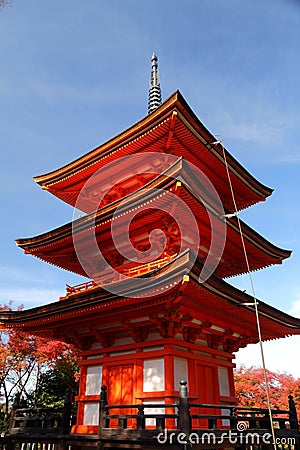 Pagoda in Japan Stock Photo