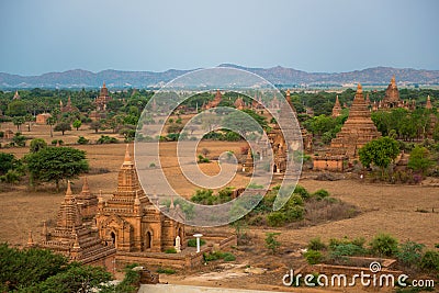 Pagoda of old Bagan ancient city Stock Photo