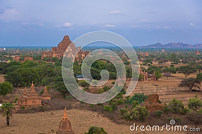 Pagoda of old Bagan ancient city Stock Photo