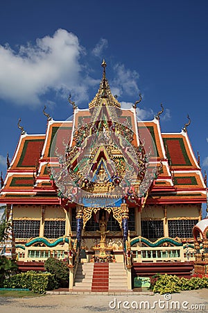 Pagoda,Samui,Thailand Stock Photo