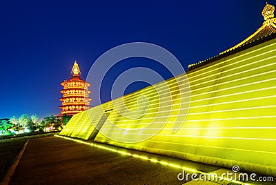Pagoda in the Sui and Tang Dynasties National Historical Park, Luoyang, Henan, China Stock Photo
