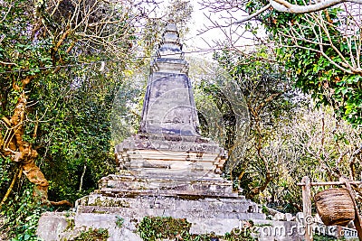 pagoda in thailand, digital photo picture as a background Stock Photo