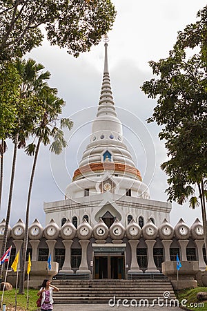 Pagoda at Wat Yan Temple. Editorial Stock Photo