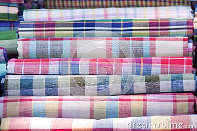 Pah-kah-mah; Thai loincloth Stock Photo