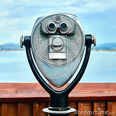 Paid binoculars. Stock Photo