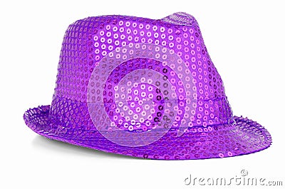 Paillette hat Stock Photo