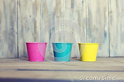 Pails Stock Photo