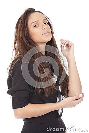 Pain in the elbow Stock Photo