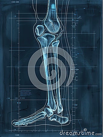 Painful knee joint. Medically artwork concept Stock Photo