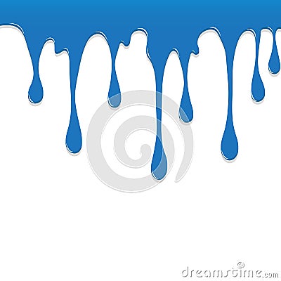 Paint Blue colorful dripping splatter , Color splash or Dropping Background vector design Stock Photo