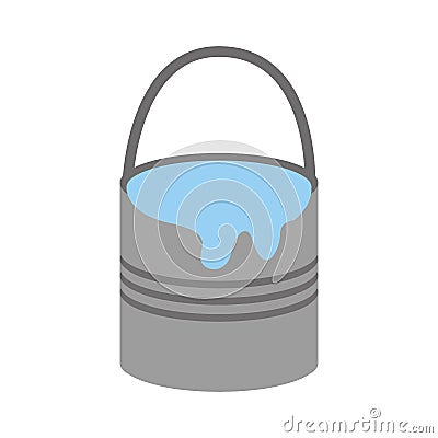 Paint bottle isolated icon Vector Illustration