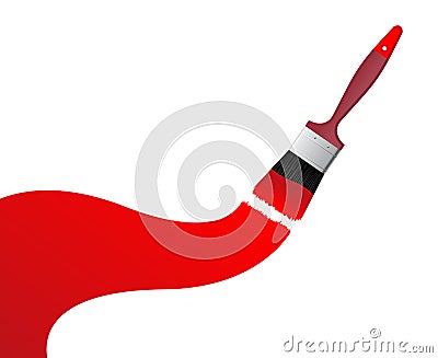 Paint Brush Vector Illustration