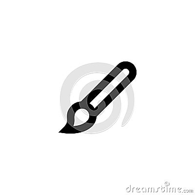 Paint brush icon. Drawing sign Cartoon Illustration