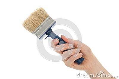 Paint brush Stock Photo