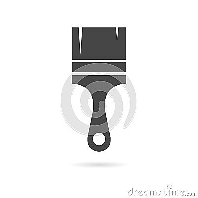 Paint brush icon vector Vector Illustration