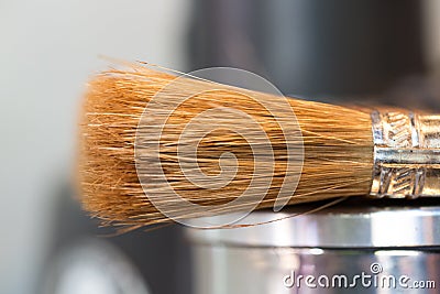 Paint Brush Side Stock Photo