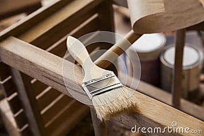 Paint brush Stock Photo