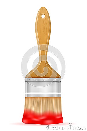 Paint brush vector illustration Vector Illustration