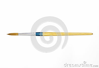 Paint brush on white background Stock Photo