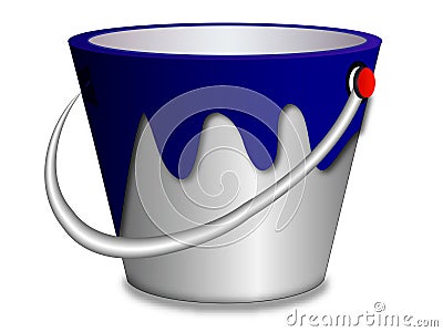 Paint bucket Vector Illustration