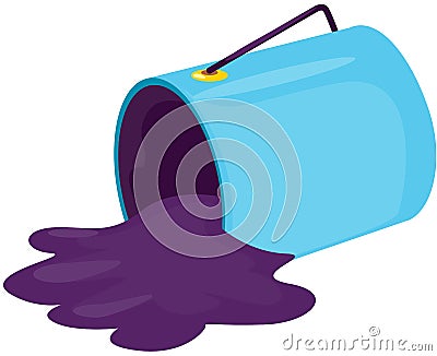 Paint bucket Vector Illustration