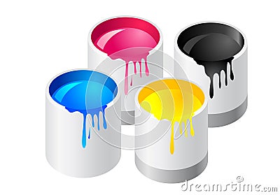 Paint canister Vector Illustration