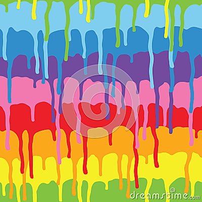 Paint drips pattern vector Vector Illustration