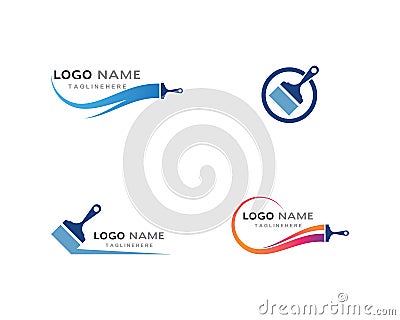 paint logo Vector Illustration
