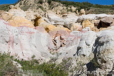 Paint mines 9 Stock Photo