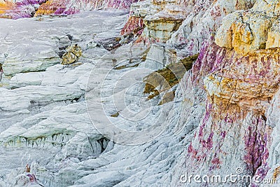 The Paint Mines Interpretive Park Colorado Springs Calhan Stock Photo