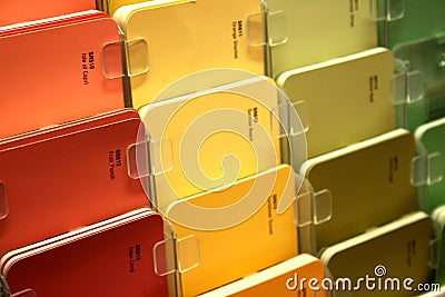 Paint Samples Stock Photo