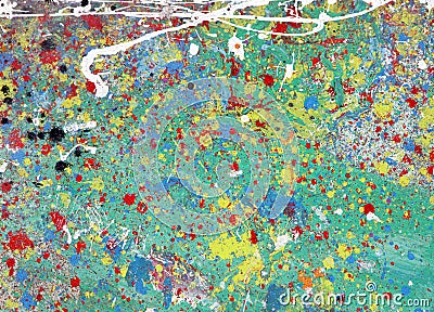 Paint spatter Stock Photo