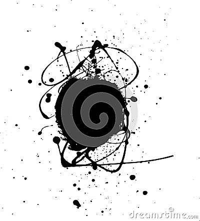 Paint splash 1 Vector Illustration