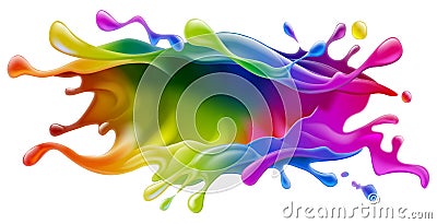 Paint splash design Vector Illustration