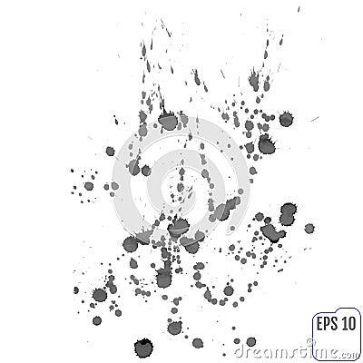 Paint splat set.Paint splashes set for design use.Abstract vector illustration. Vector Illustration