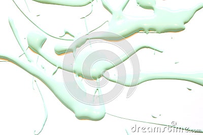 Blue Paint Splats and Abstract Background Decoration Stock Photo