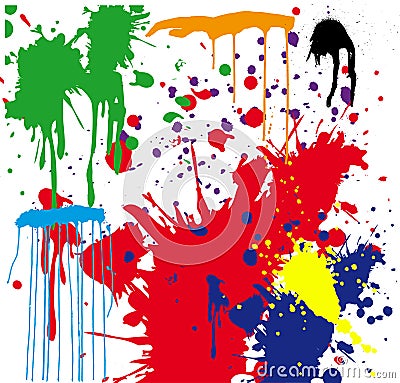 Paint Splatter Vector Illustration