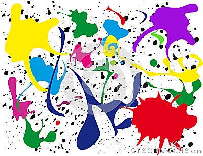 Paint Splatter Vector Illustration