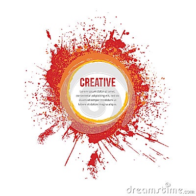 Paint Splatter Vector Illustration