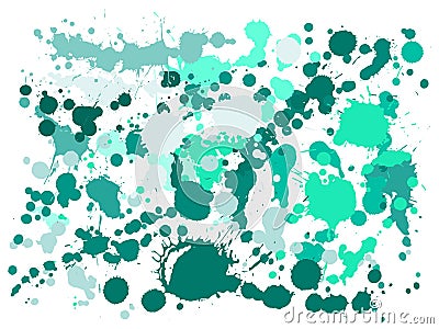 Paint stains grunge background vector. Cool ink splatter, spray blots, dirt spot elements, wall graffiti. Vector Illustration