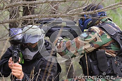 Paintball Stock Photo