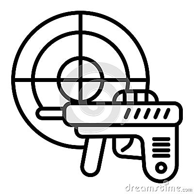 Paintball icon vector Vector Illustration