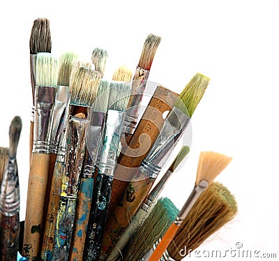 Paintbrushe Stock Photo