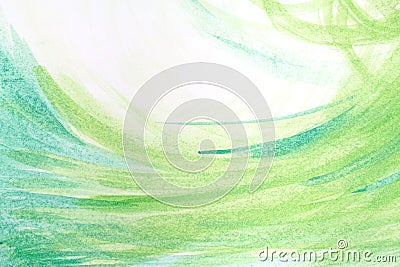 Painted abstract background green color . Stock Photo