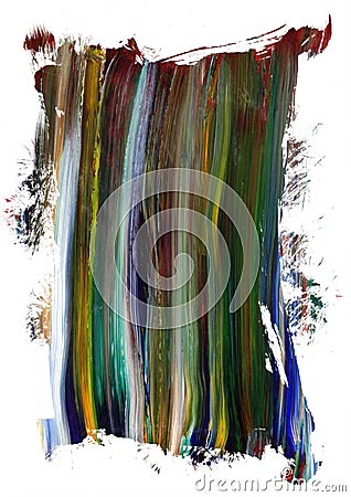 Painted Canvas Frame Element Stock Photo